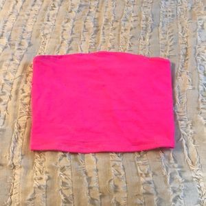 Strapless Cropped Top